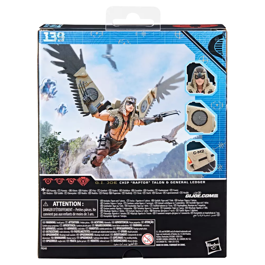 G.I. Joe Classified Series Chip "Raptor" Talon & General Ledger