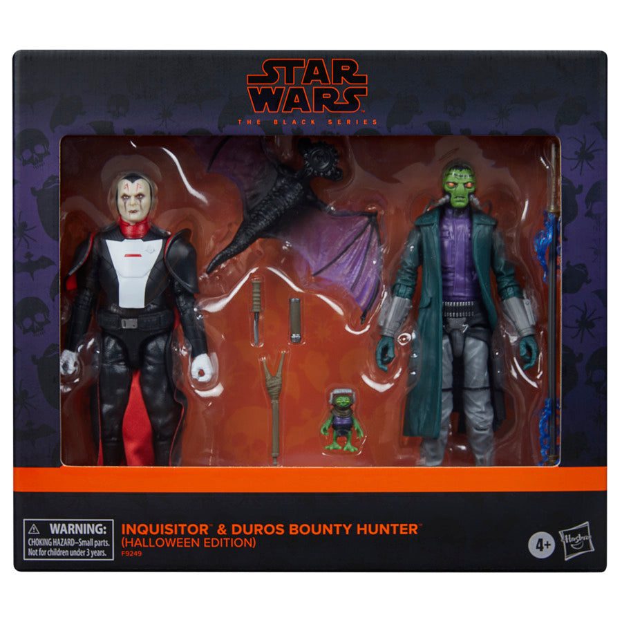 Star Wars Black Series Inquisitor & Duros Bounty Hunter (Halloween Edition)