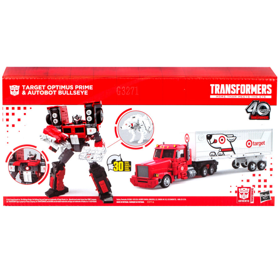 Transformers Target Optimus Prime & Bullseye