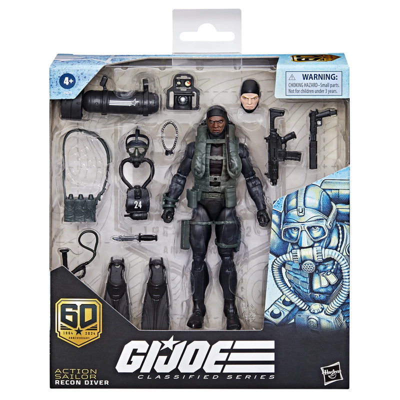 G.I. Joe Classified Series 60th Anniversary Action Sailor Recon Diver