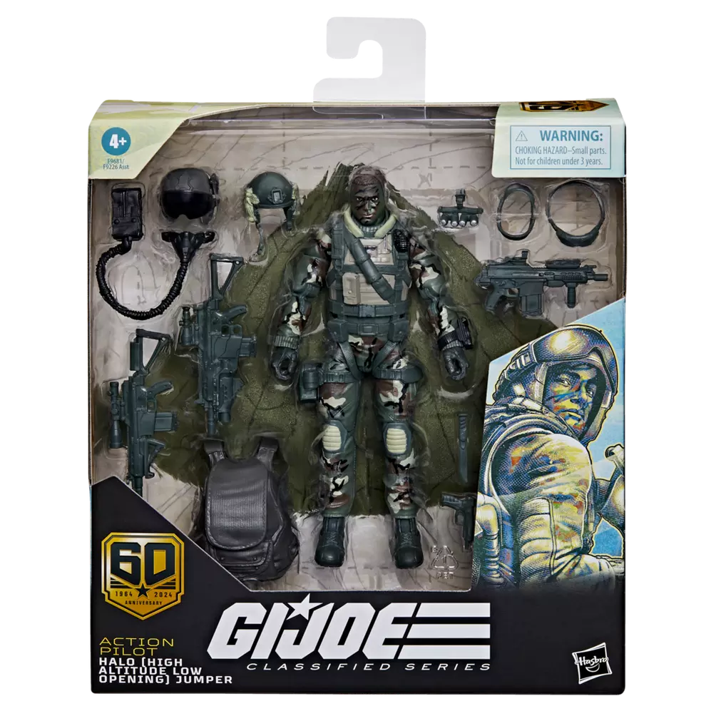 G.I. Joe Classified Series 60th Anniversary Action Pilot HALO Jumper