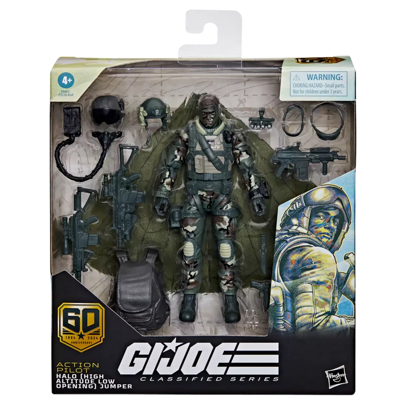 G.I. Joe Classified Series 60th Anniversary Action Pilot HALO Jumper