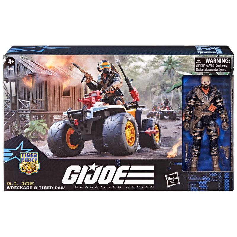 PRE-ORDER G.I. Joe Classified Series Tiger Force Wreckage & Tiger Paw