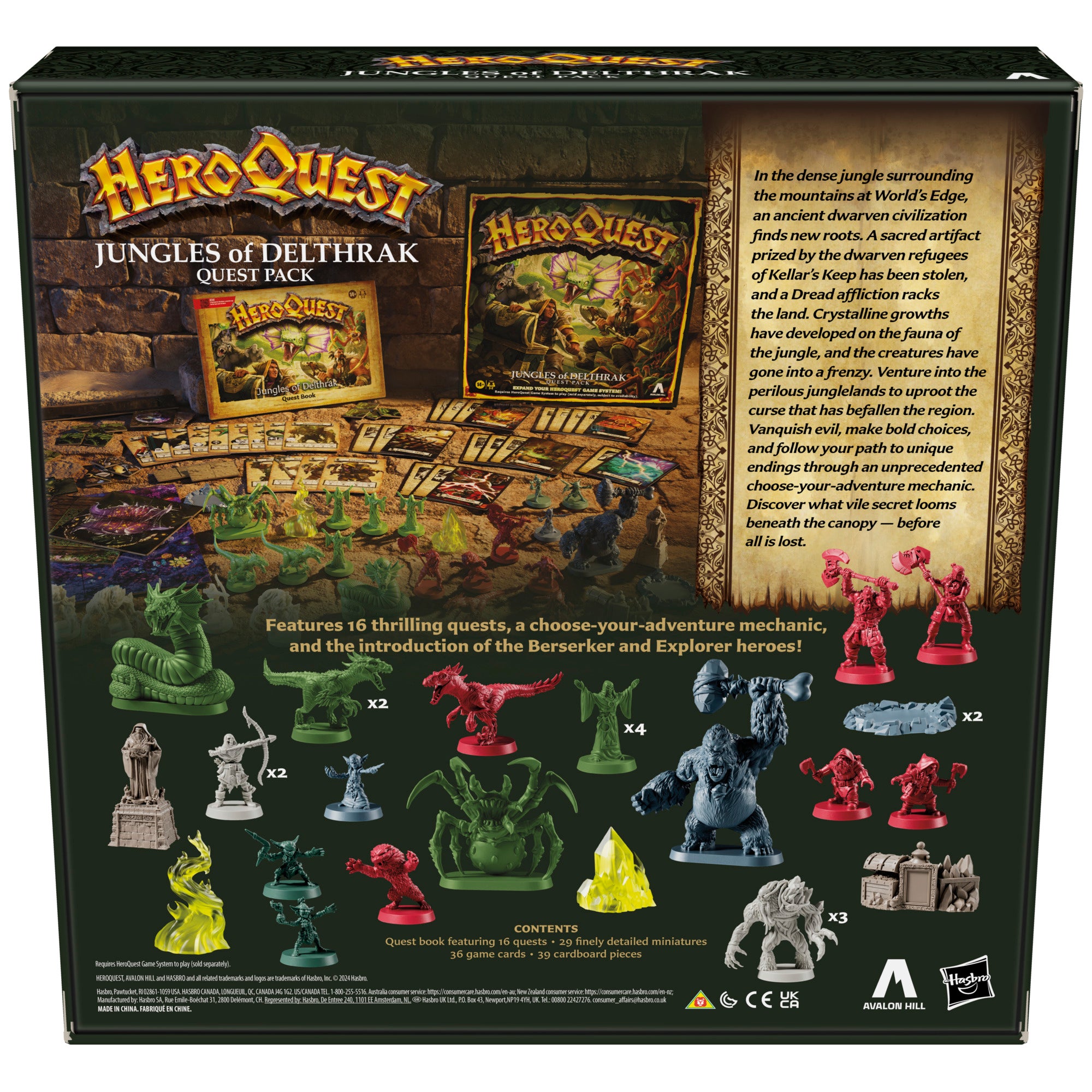 Hero Quest Journey of Delthrak Quest Pack