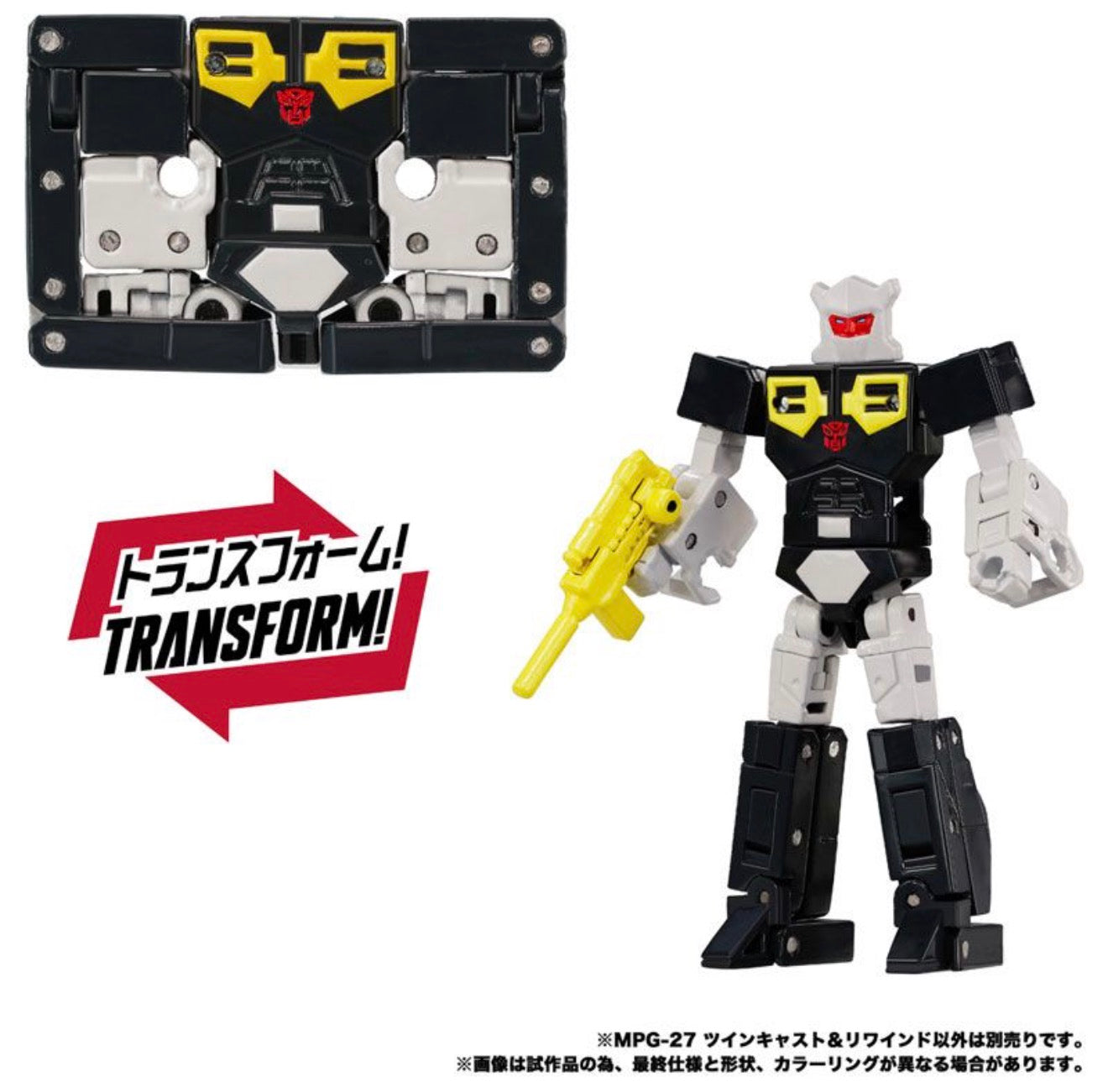 PRE-ORDER Transformers TakaraTomy Masterpiece MPG-27 Twincast & Rewind
