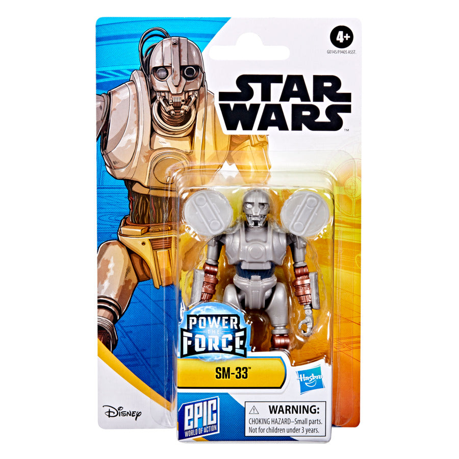 Star Wars Power The Force 4" SM-33 MAXIMUM 1 PER CUSTOMER