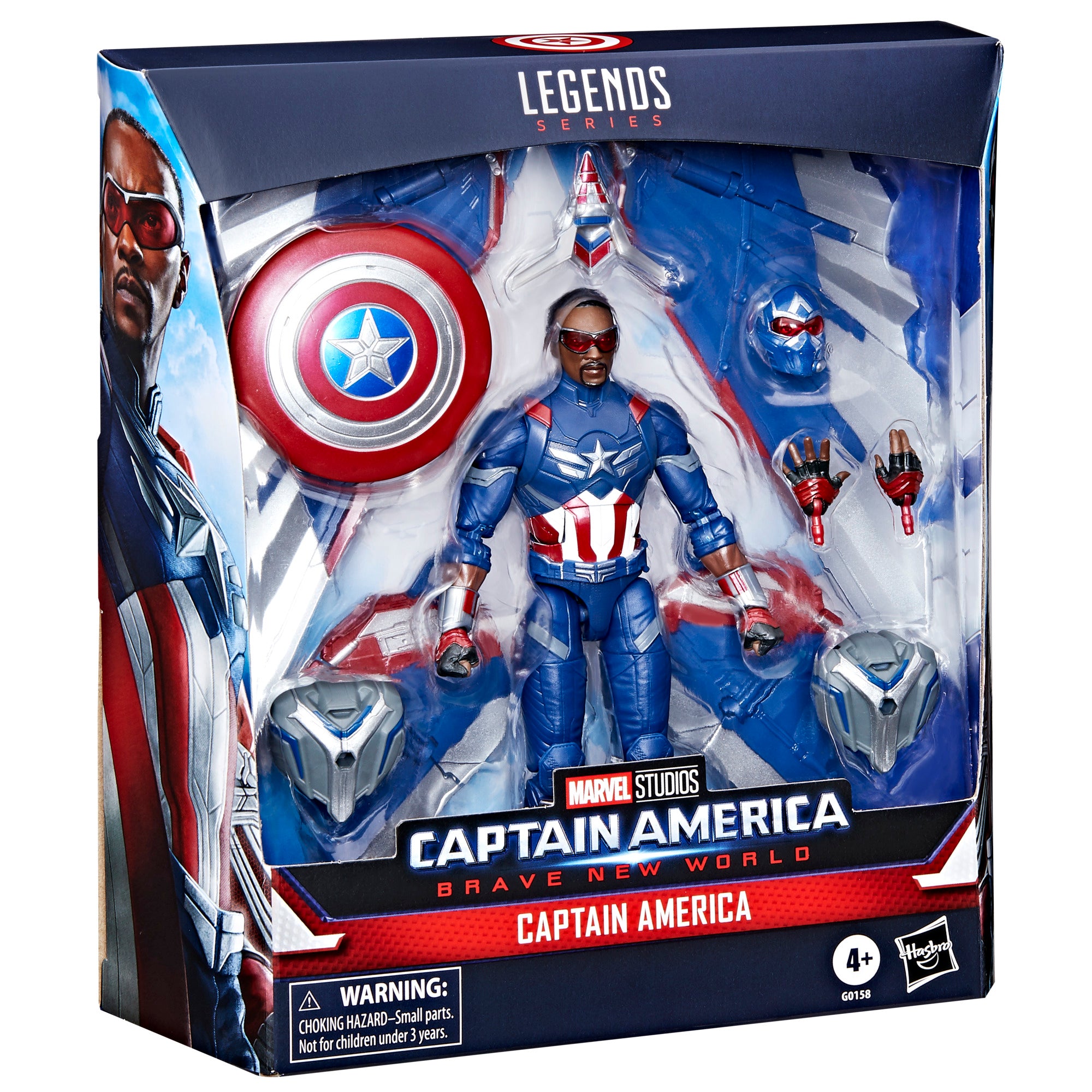 Marvel Legends Captain America (Brave New World) Captain America CASE OF 4