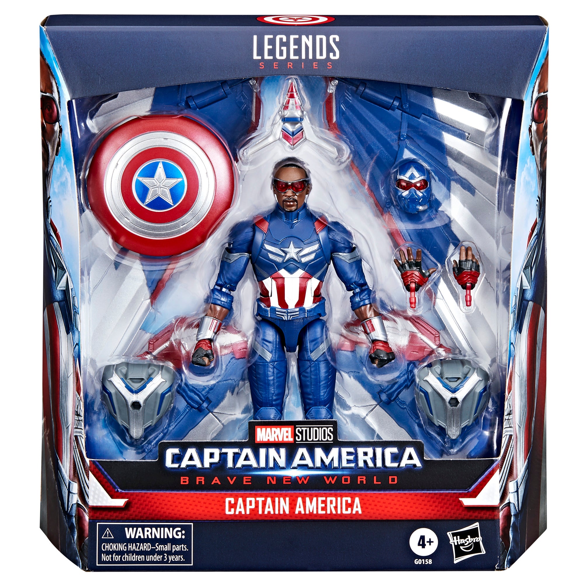 Marvel Legends Captain America (Brave New World) Captain America CASE OF 4