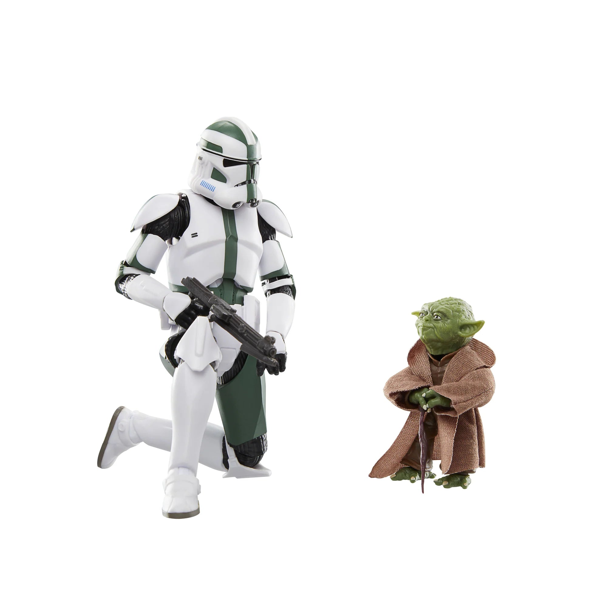 Star Wars Black Series (Revenge of the Sith) Yoda & Clone Commander Gree