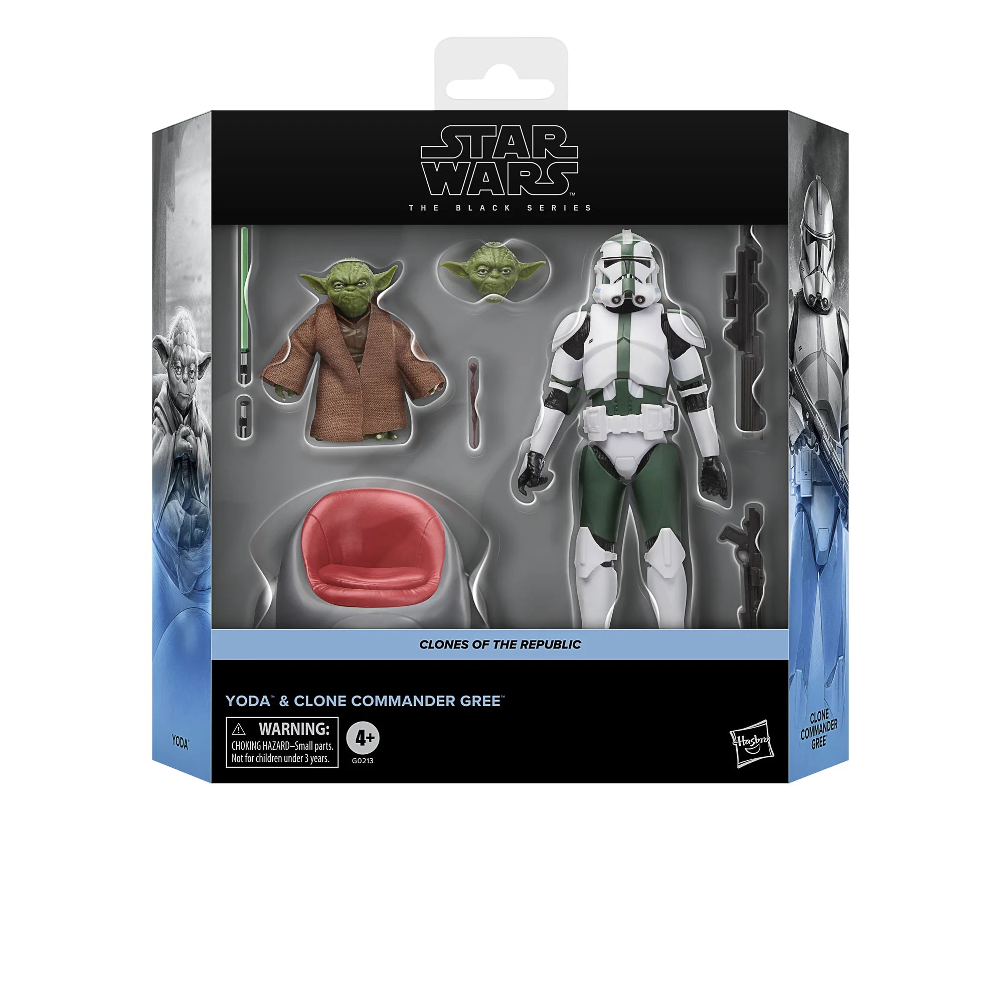 Star Wars Black Series (Revenge of the Sith) Yoda & Clone Commander Gree