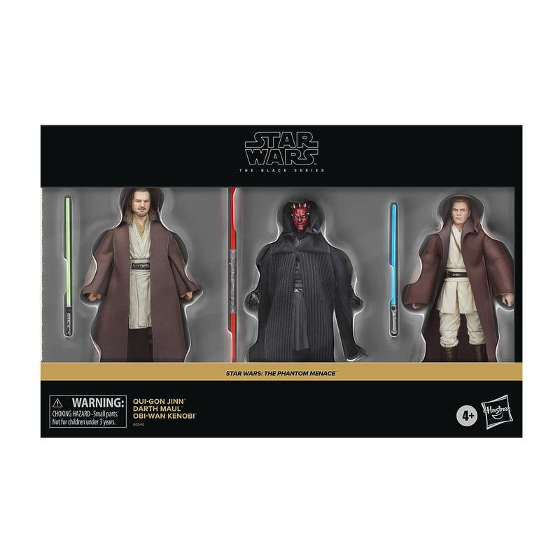 Star Wars Black Series (The Phantom Menace) Duel Of The Fates 3 Pack - Darth Maul, Obi-Wan & Qui Gon