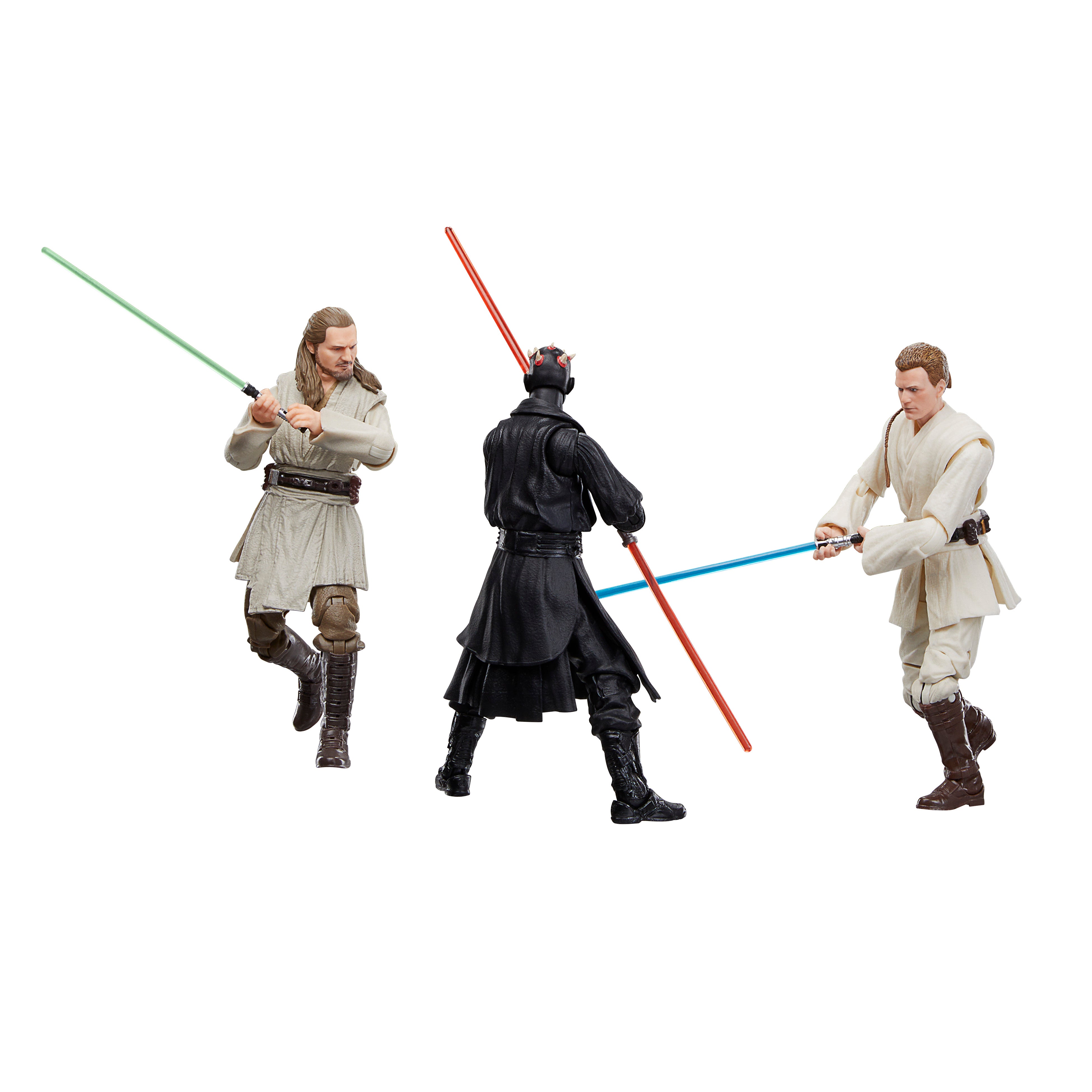Star Wars Black Series (The Phantom Menace) Duel Of The Fates 3 Pack - Darth Maul, Obi-Wan & Qui Gon