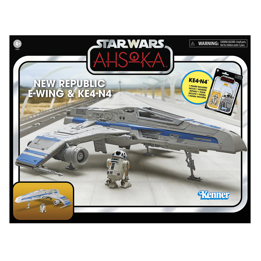Star Wars Vintage Collection New Republic E-Wing & KE4-N4
