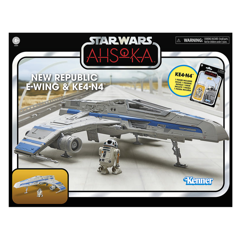 Star Wars Vintage Collection New Republic E-Wing & KE4-N4