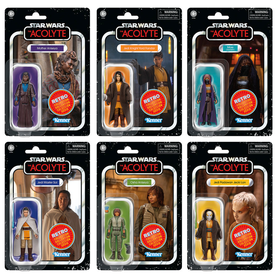Star Wars Retro Collection The Acolyte Retro 6 Figure Box Set
