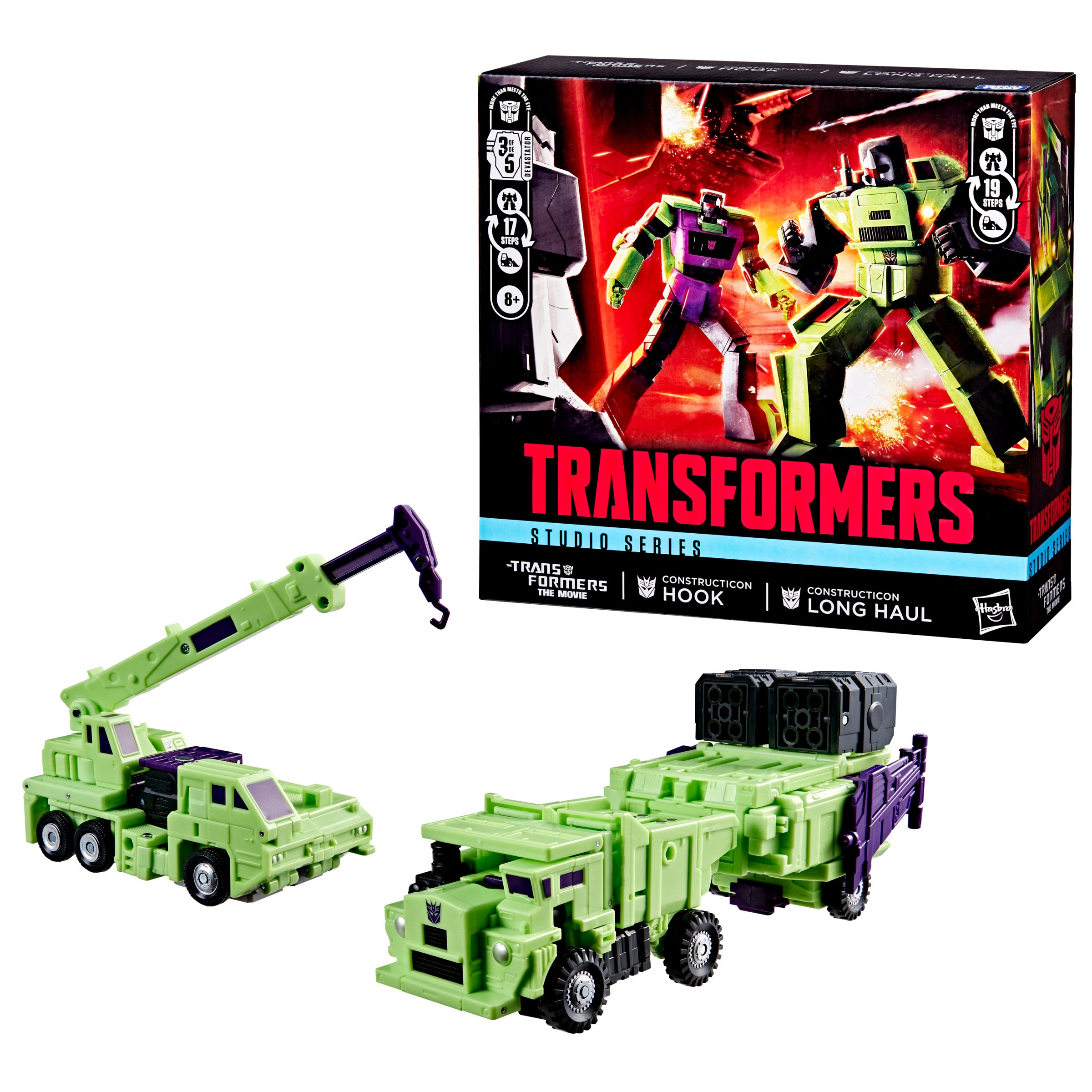 Transformers Studio Series (86 Movie) Commander Constructicons Hook & Long Haul