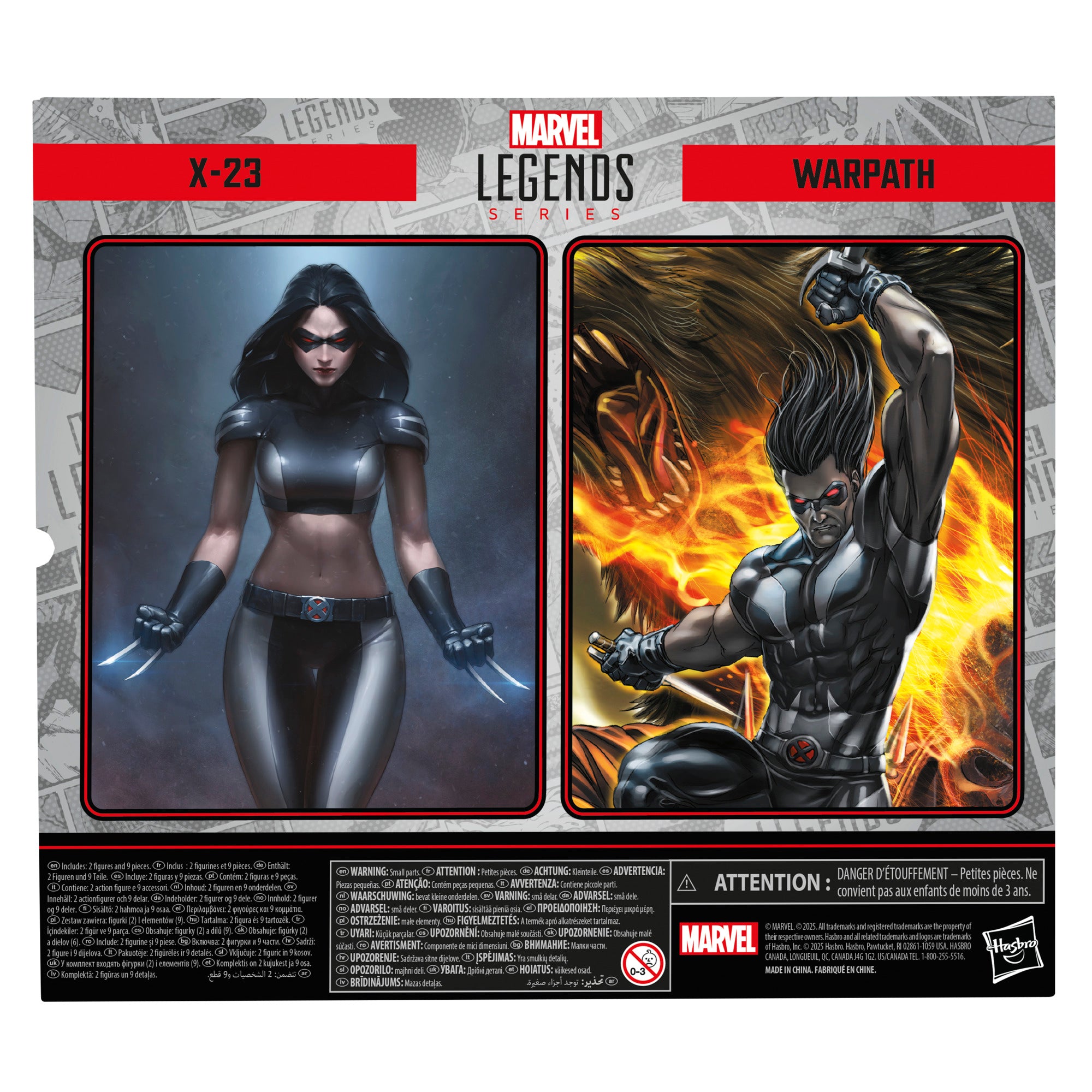 Marvel Legends X-Force X-23 & Warpath
