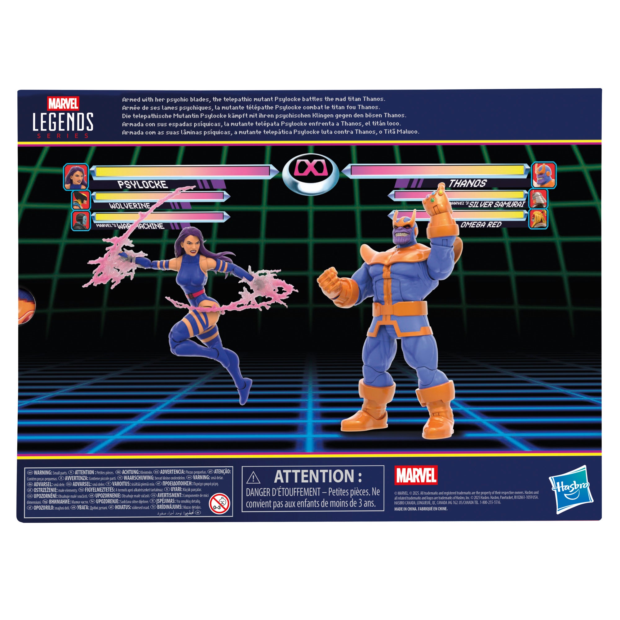 Marvel Legends Gamerverse Psylocke Vs Thanos