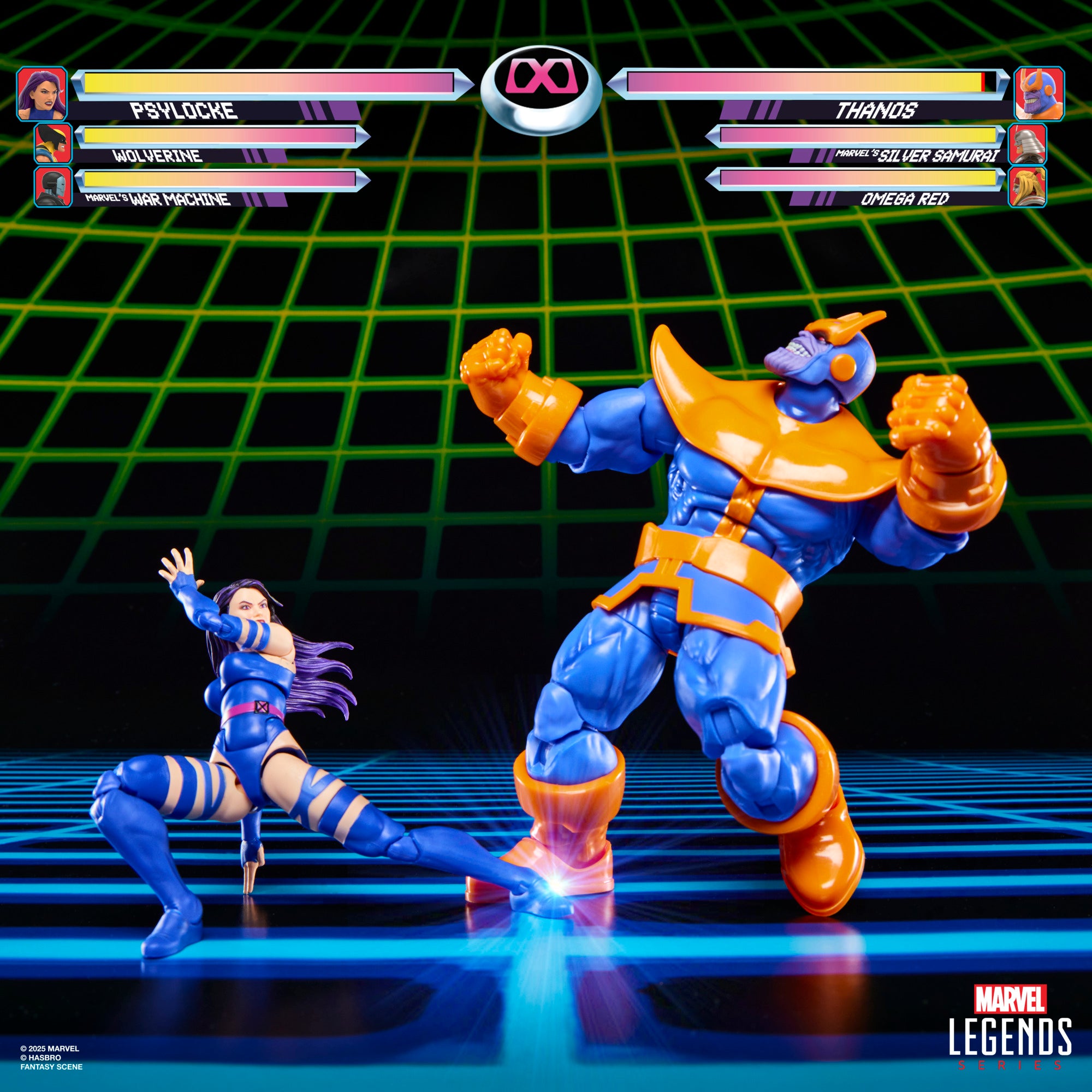 Marvel Legends Gamerverse Psylocke Vs Thanos