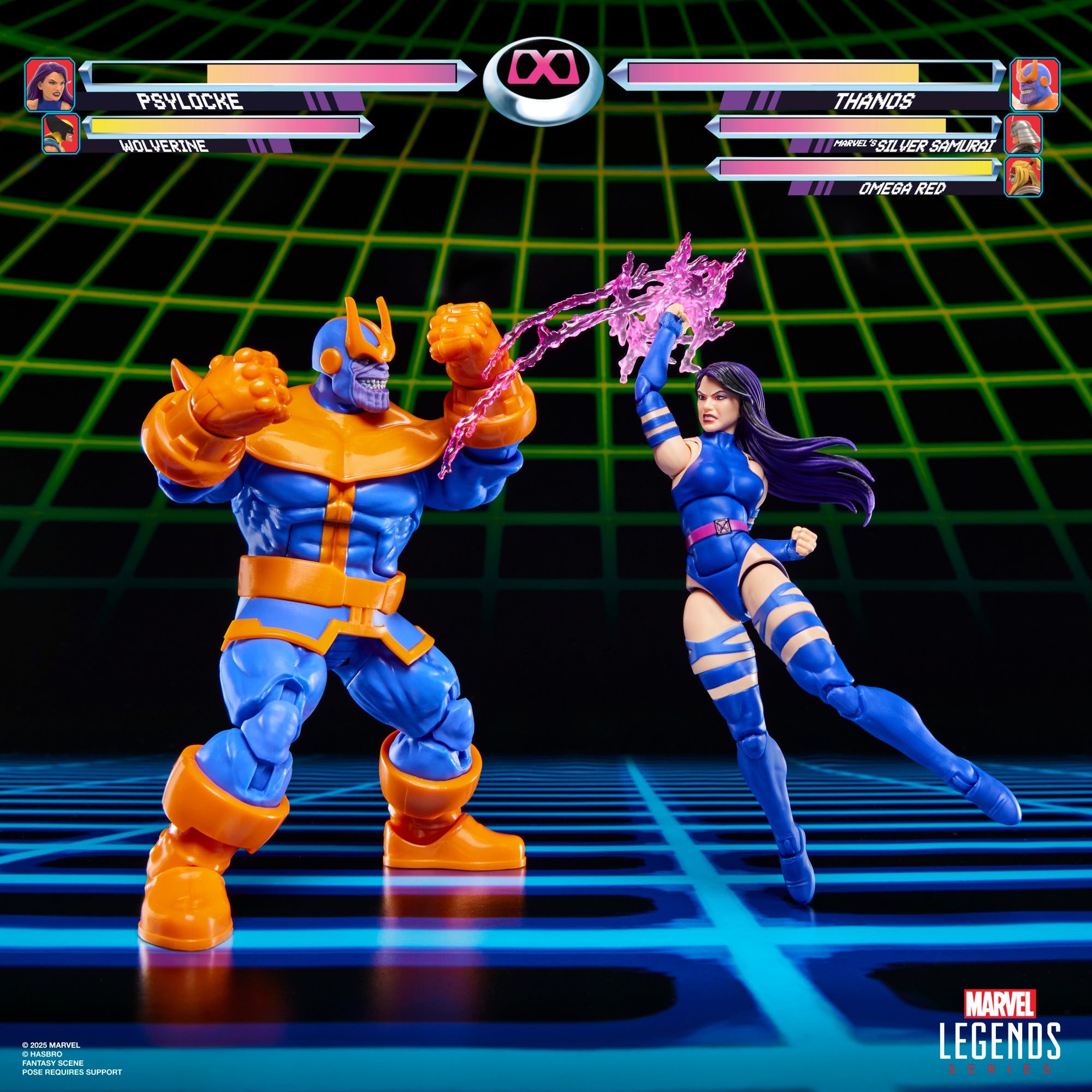 Marvel Legends Gamerverse Psylocke Vs Thanos