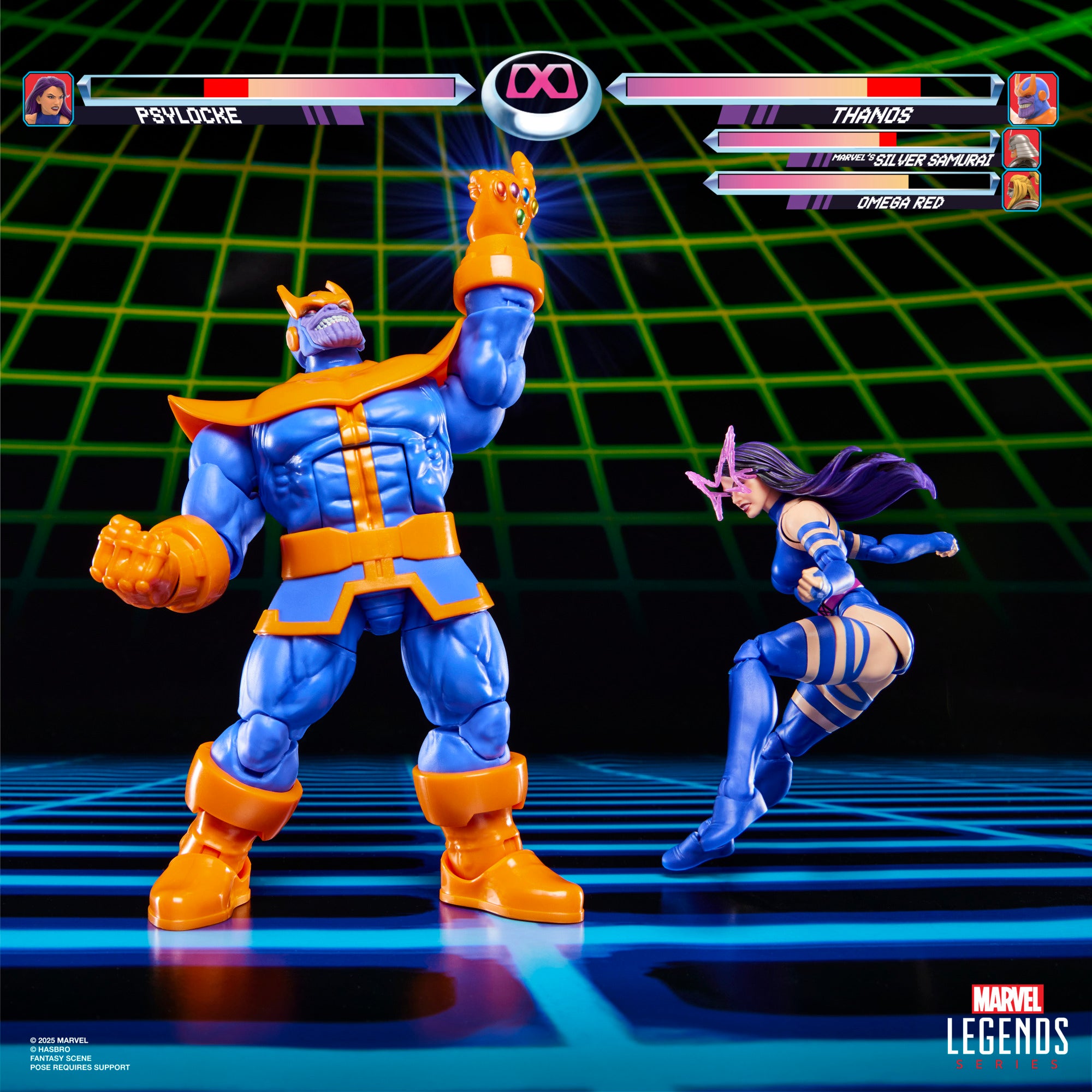Marvel Legends Gamerverse Psylocke Vs Thanos