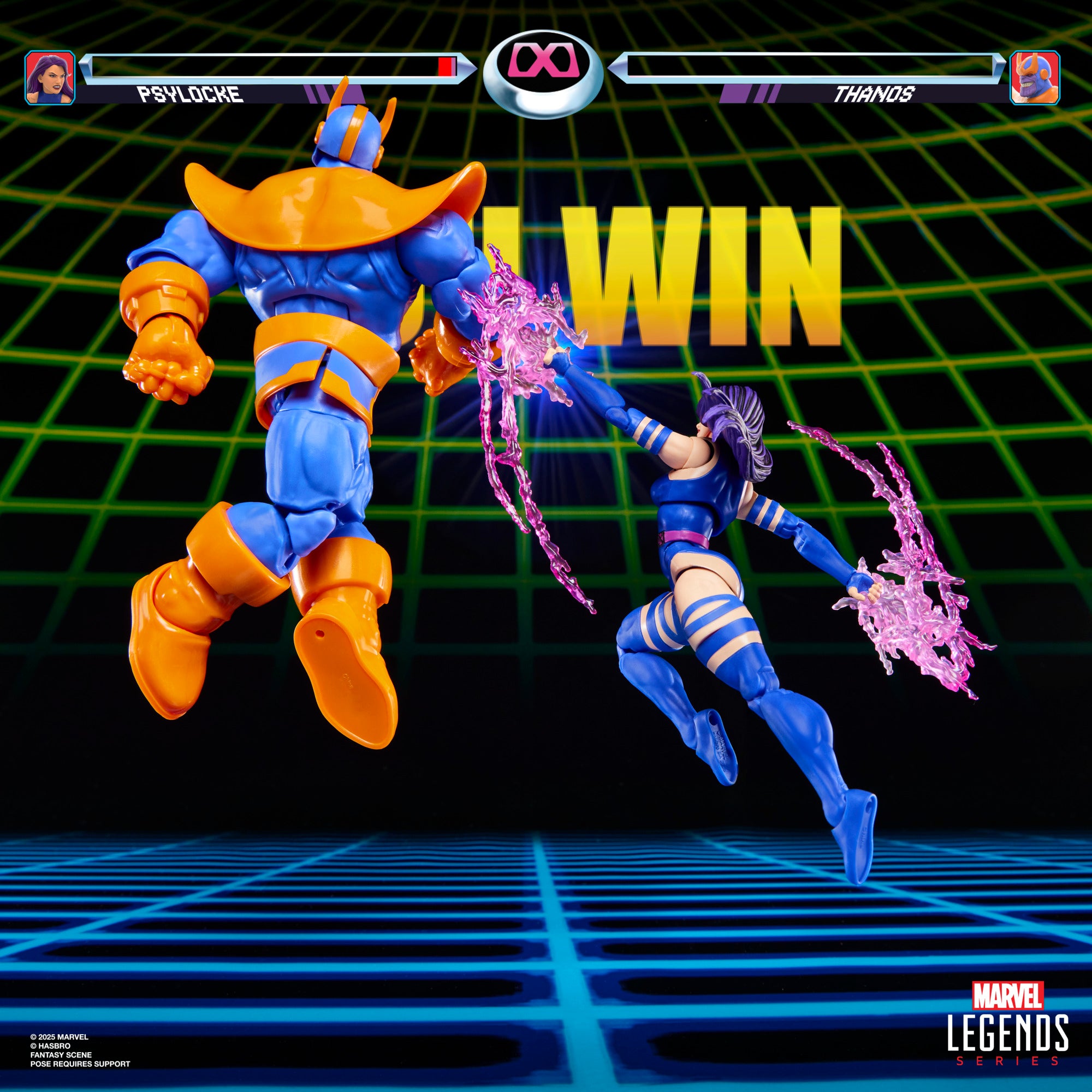 Marvel Legends Gamerverse Psylocke Vs Thanos