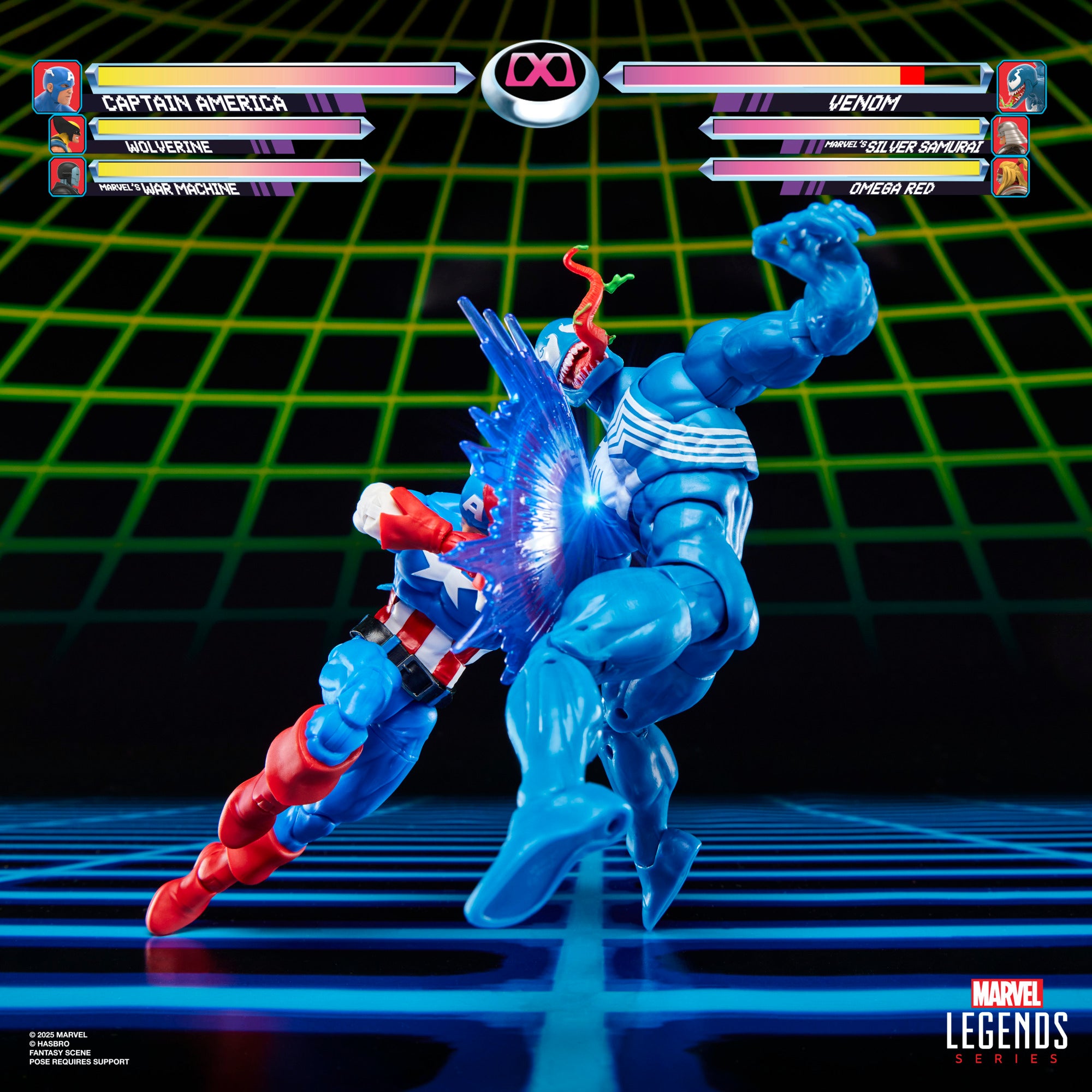 Marvel Legends Gamerverse Captain America Vs Venom