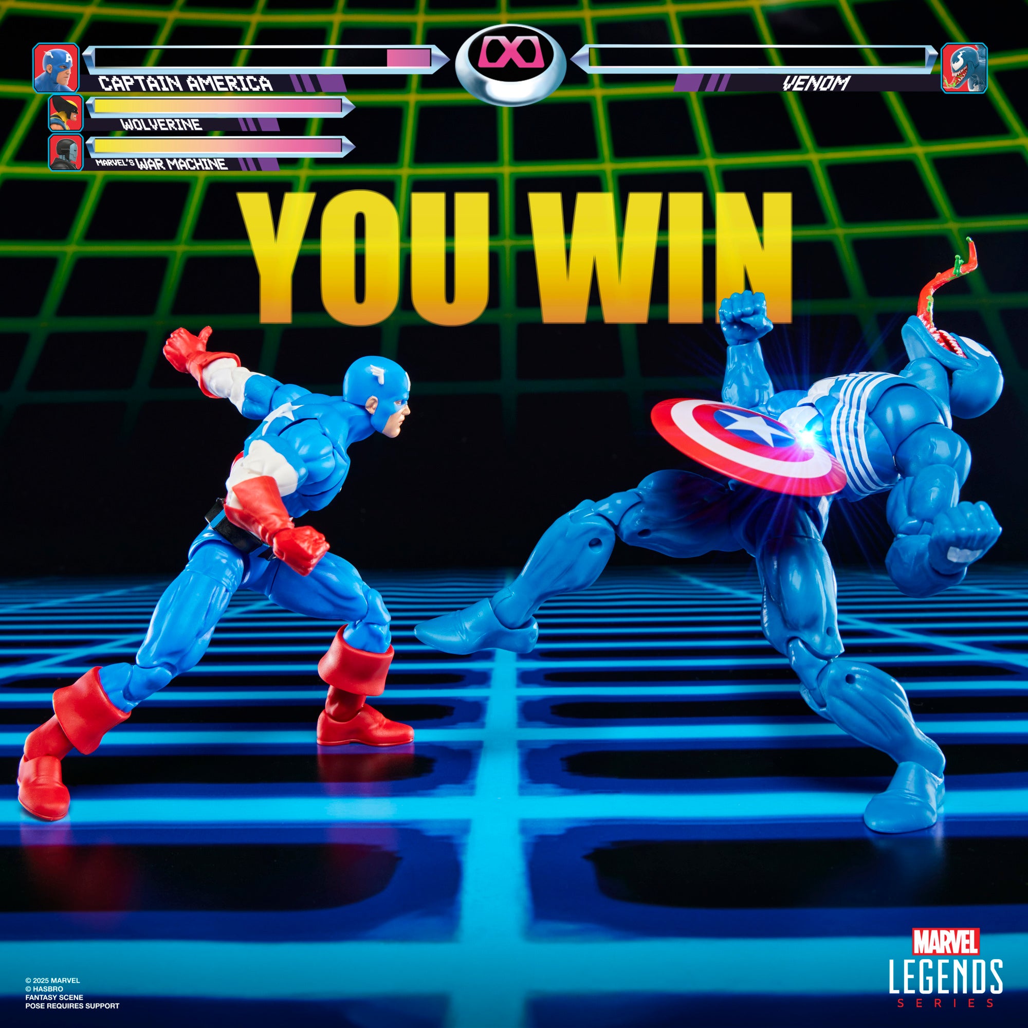 Marvel Legends Gamerverse Captain America Vs Venom