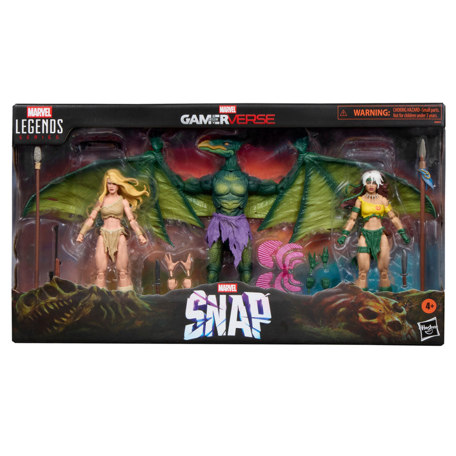 Marvel Legends SDCC Exclusive Gamerverse Snap Rogue, Sauron & Shanna