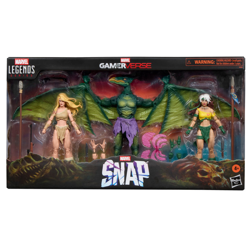 Marvel Legends SDCC Exclusive Gamerverse Snap Rogue, Sauron & Shanna