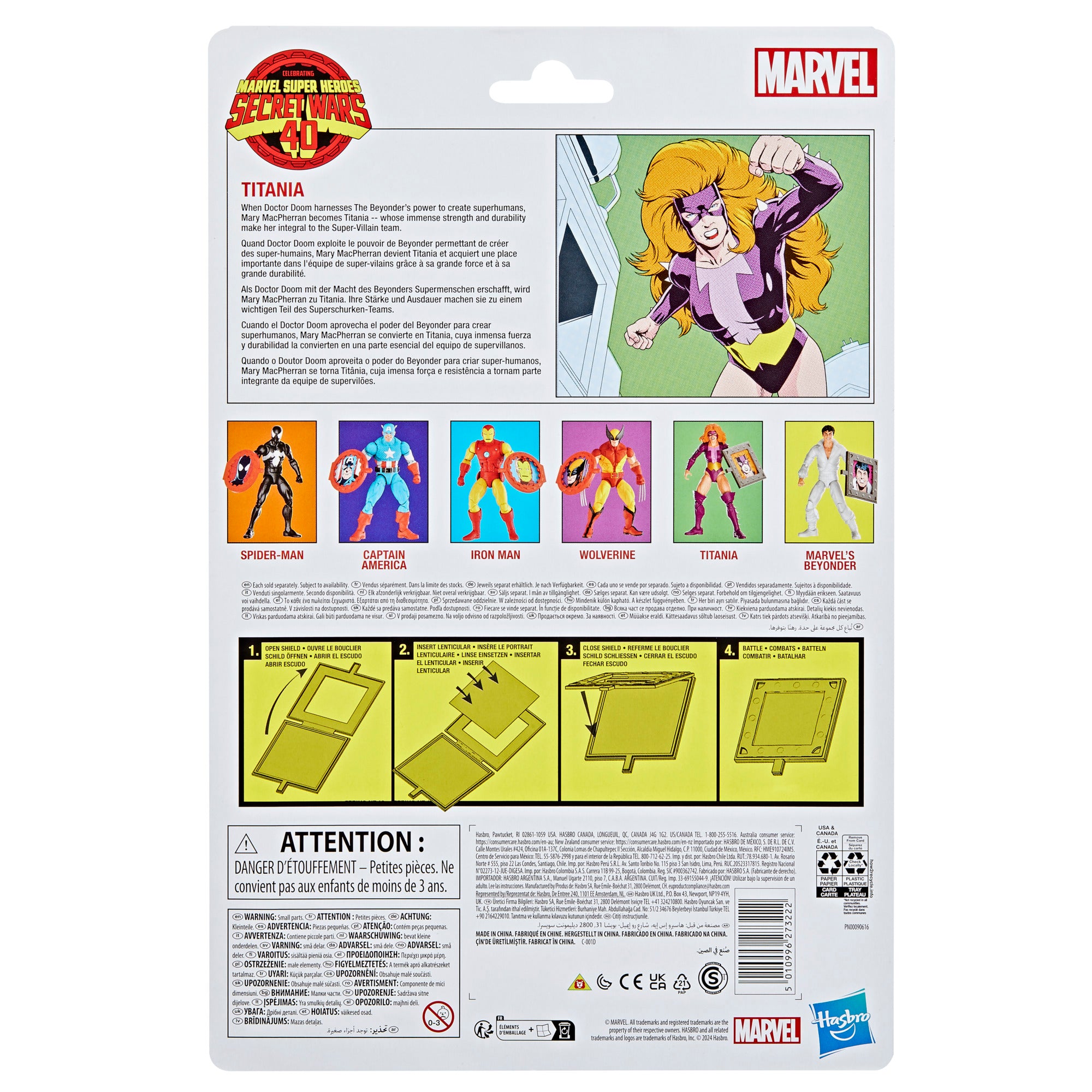 Marvel Legends Secret Wars Retro Titania