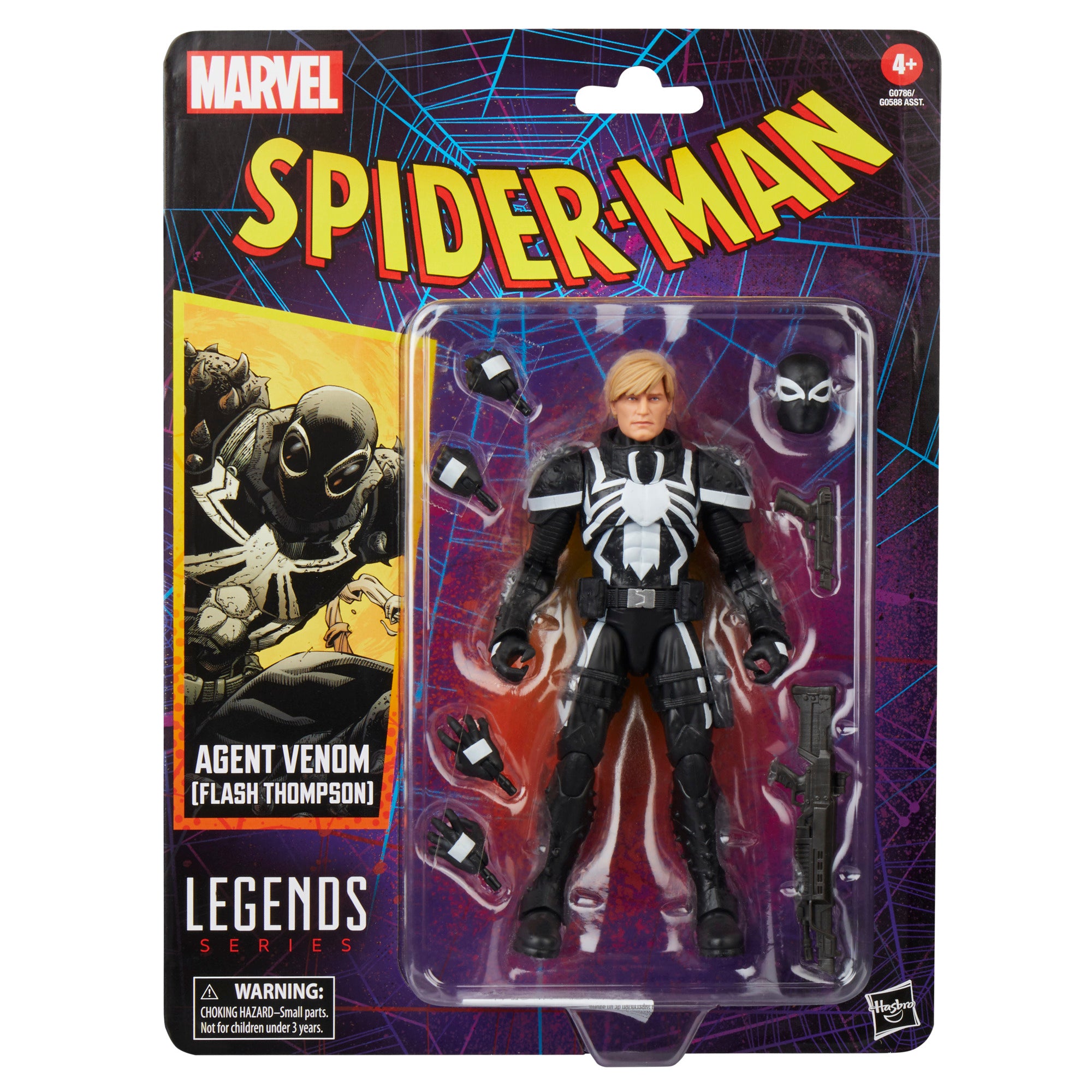 Marvel Legends Spider-Man Retro Agent Venom (Flash Thomson)