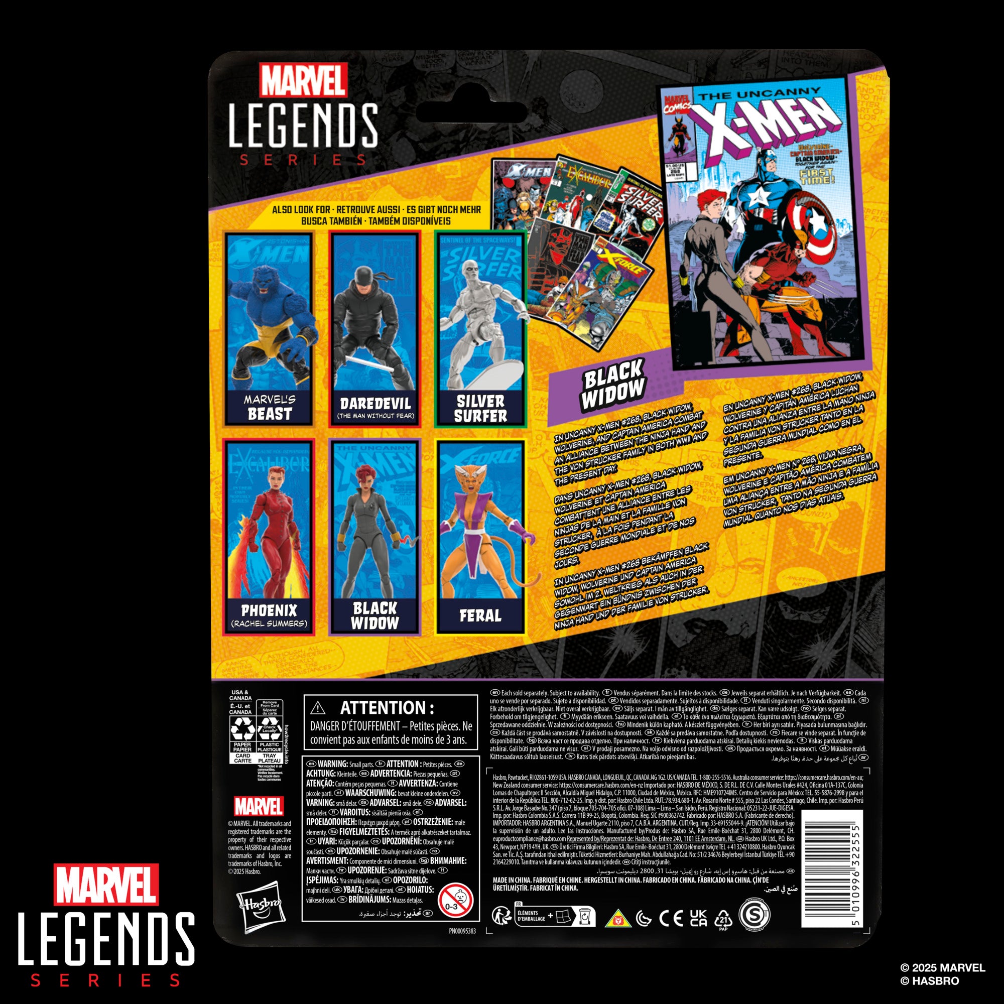 PRE-ORDER Marvel Legends Mini Comic Wave 2 Black Widow