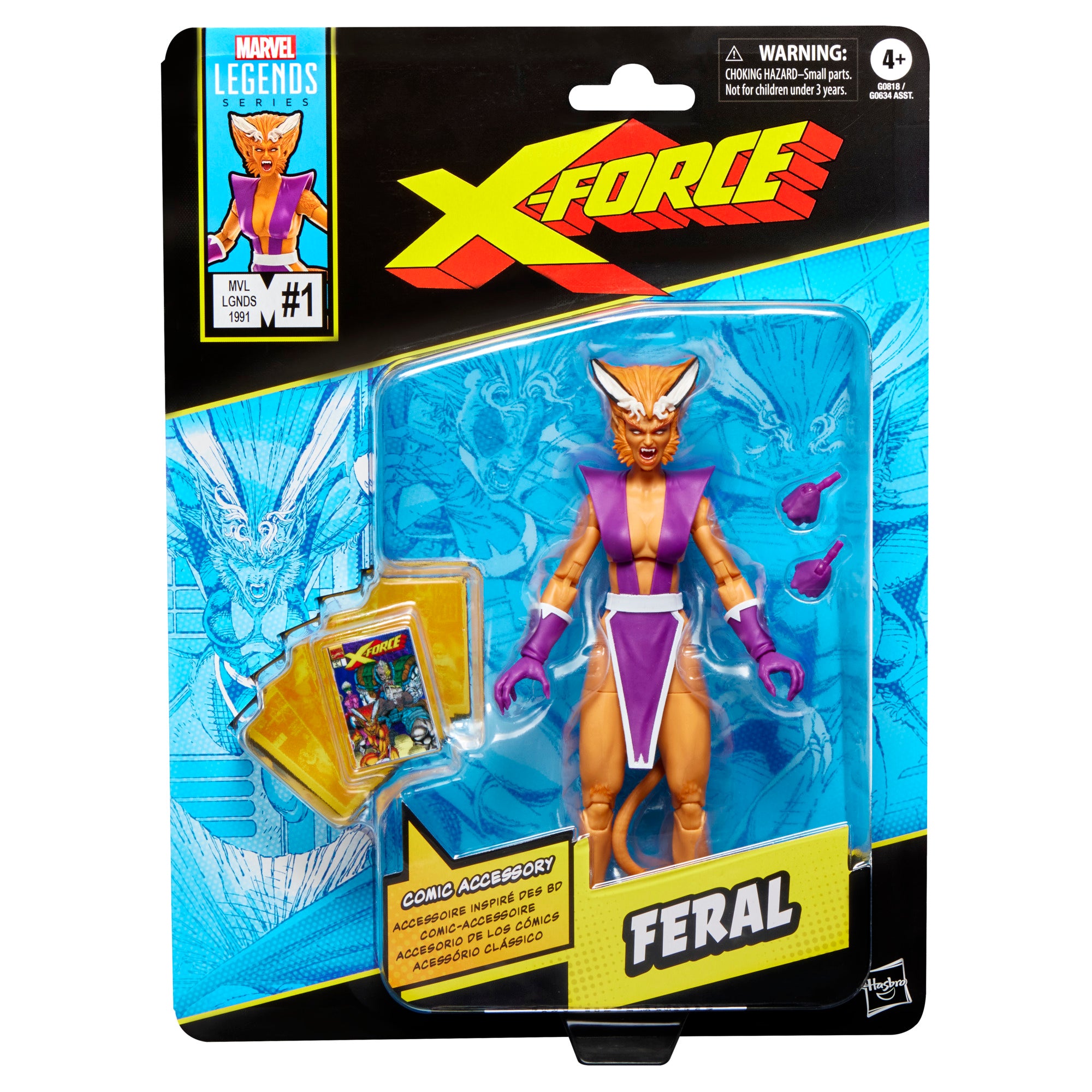Marvel Legends Mini Comic Wave 2 X-Force Feral