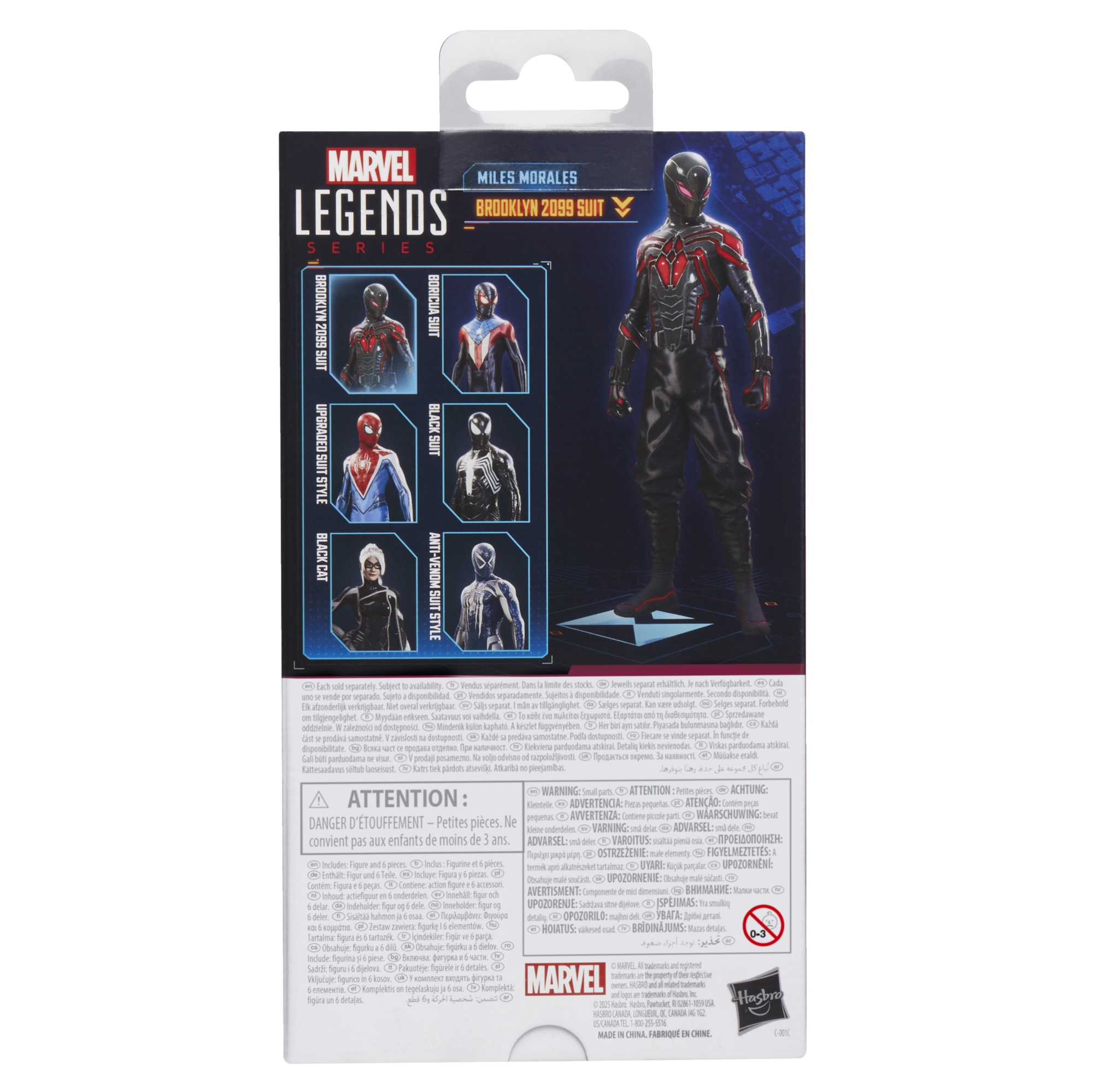 Marvel Legends (Gamerverse) Spider-Man 2 Miles Morales Brooklyn 2099 Suit