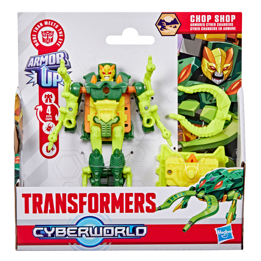 Transformers Cyberworld Armored Cyber Changers Chop Shop