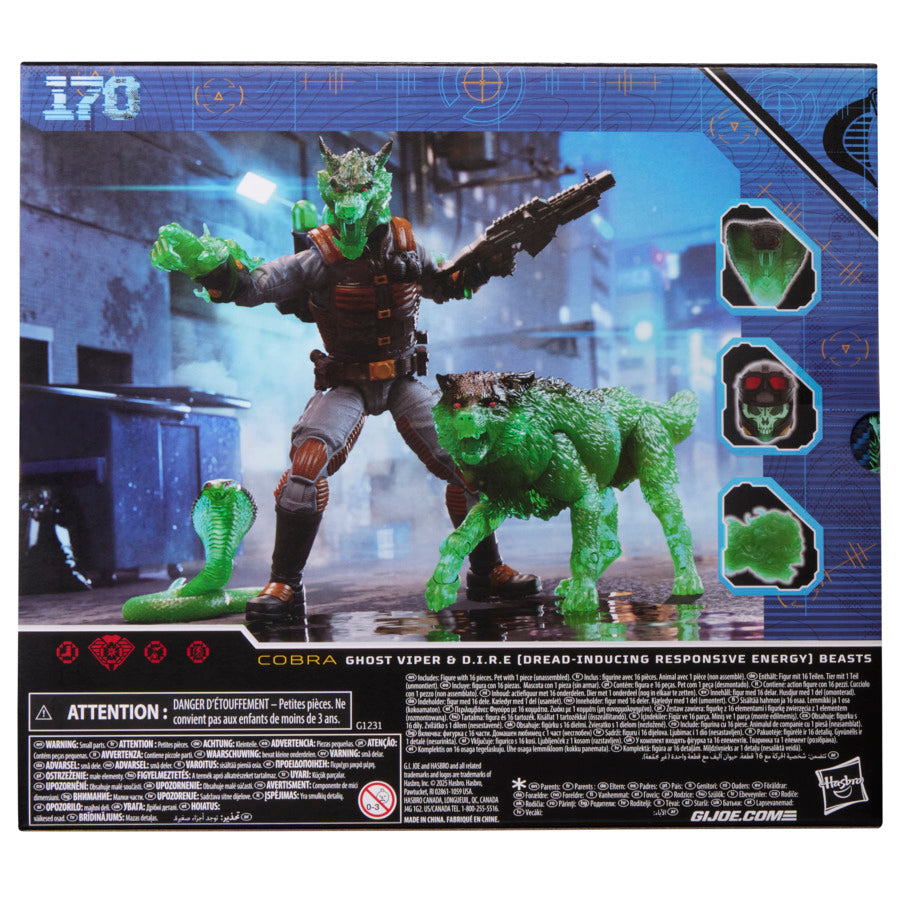 G.I. Joe Classified Series Ghost Viper & D.I.R.E. Beasts