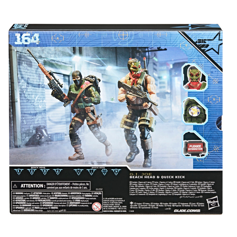 G.I. Joe Classified Series Beach Head & Quick Kick