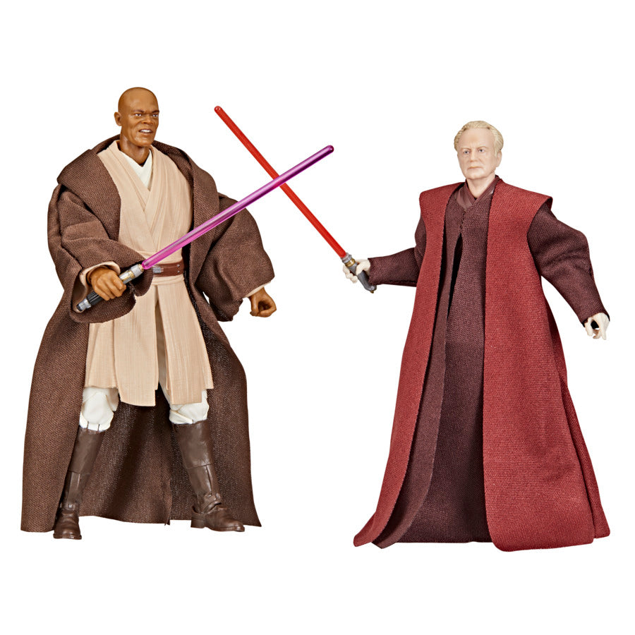 Star Wars Black Series Exclusive Revenge Of The Sith 2 Pack - Mace Windu & Darth Sidious