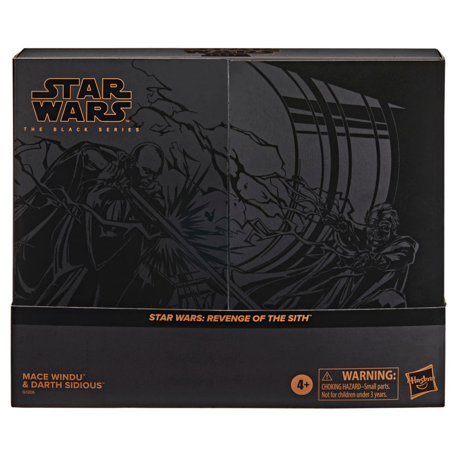 Star Wars Black Series Exclusive Revenge Of The Sith 2 Pack - Mace Windu & Darth Sidious