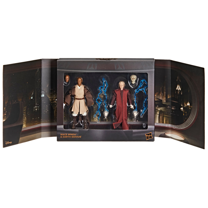 Star Wars Black Series Exclusive Revenge Of The Sith 2 Pack - Mace Windu & Darth Sidious