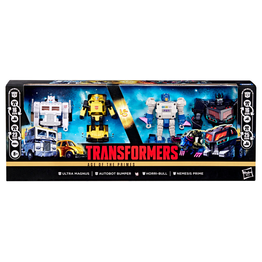 Transformers Age Of The Primes Autobot 4 Pack - Horri-Bull, Ultra Magnus, Nemesis Prime & Bumper (MAXIMUM 1 PER CUSTOMER)