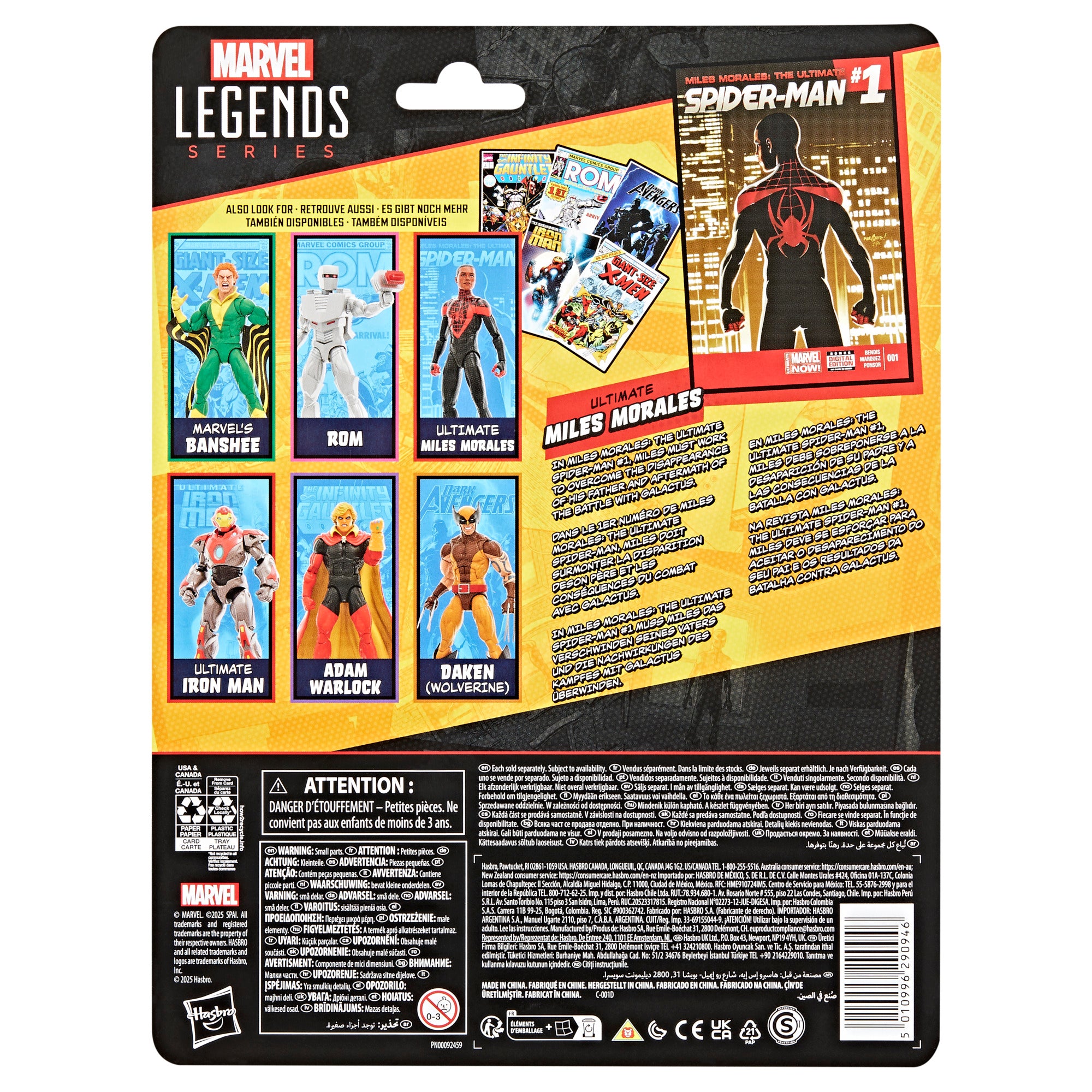 Marvel Legends (Mini Comic Wave) Miles Morales - The Ultimate Spider-Man
