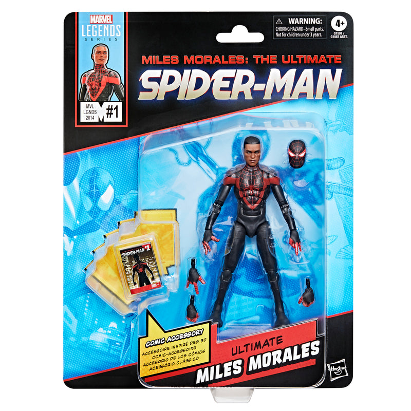 Marvel Legends (Mini Comic Wave) Miles Morales - The Ultimate Spider-Man