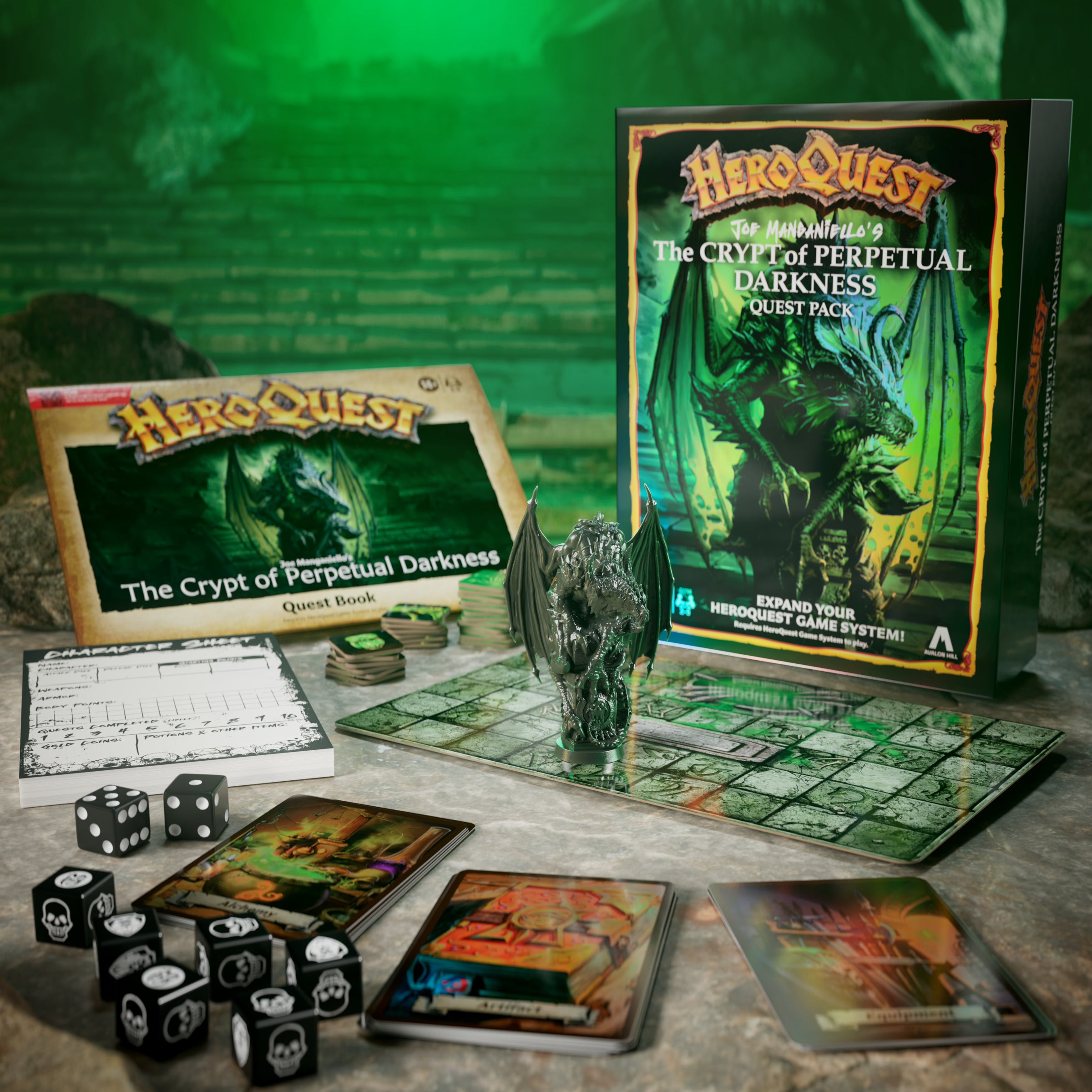 Hero Quest The Crypt of Perpetual Darkness Expansion Pack