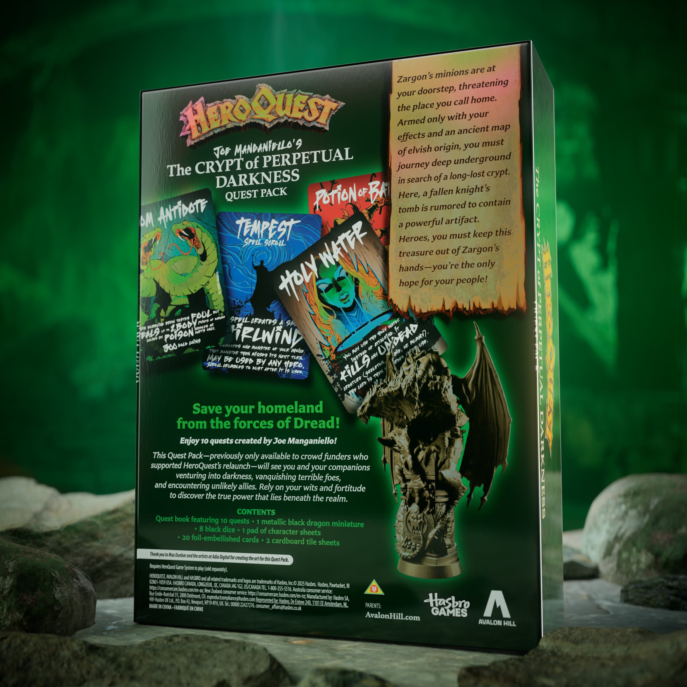 Hero Quest The Crypt of Perpetual Darkness Expansion Pack