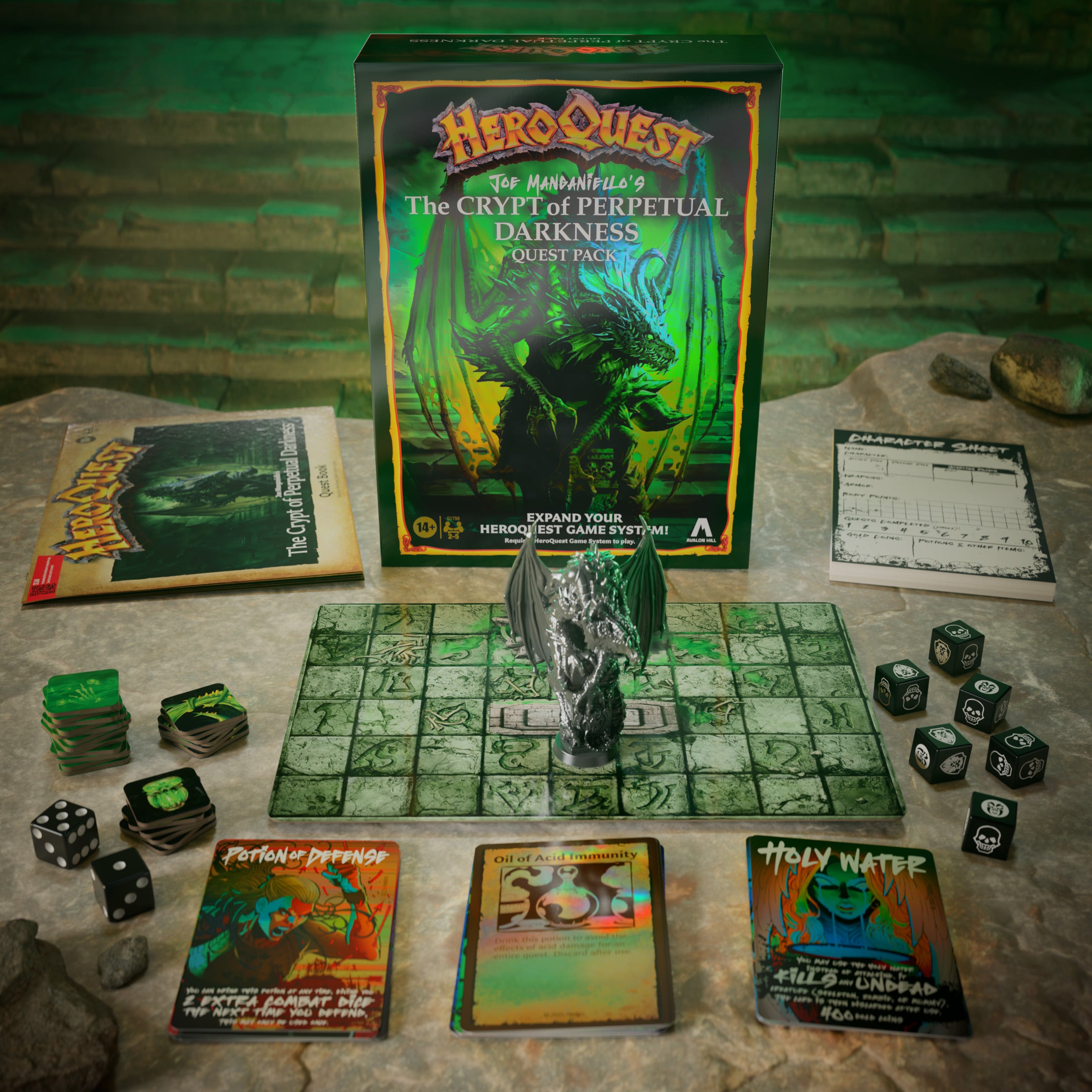 Hero Quest The Crypt of Perpetual Darkness Expansion Pack