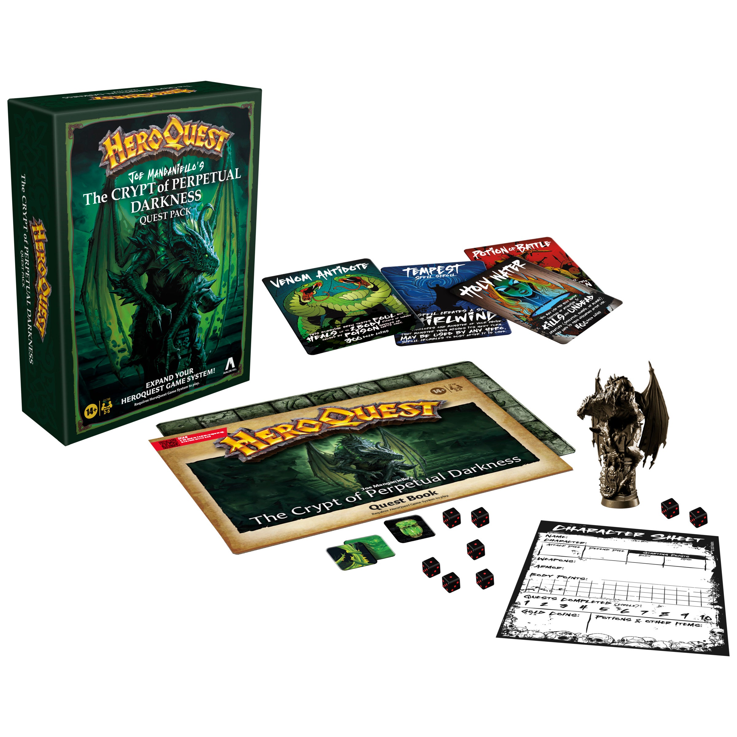 Hero Quest The Crypt of Perpetual Darkness Expansion Pack