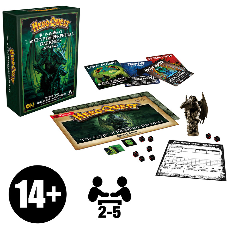 Hero Quest The Crypt of Perpetual Darkness Expansion Pack