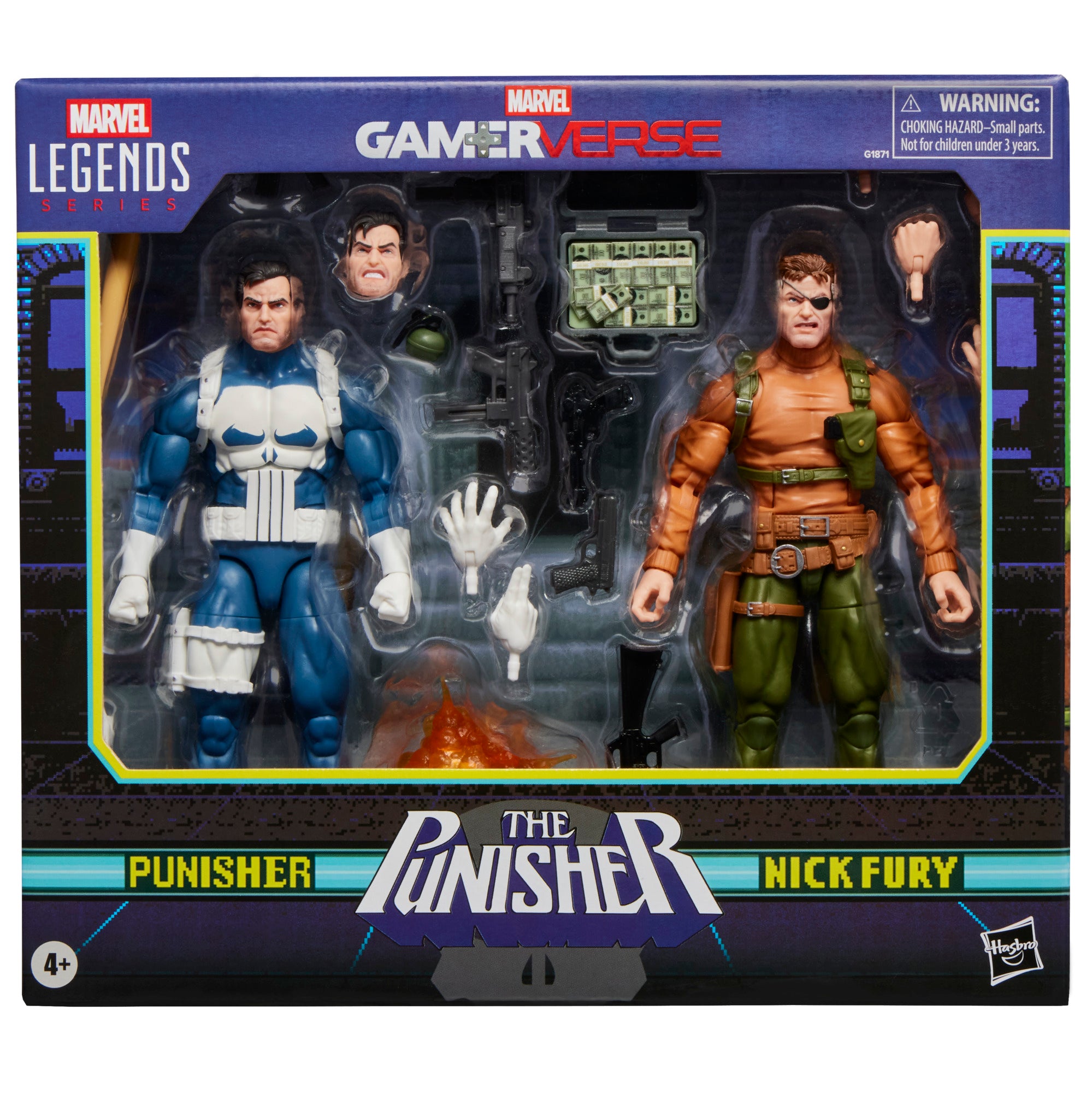 PRE-ORDER Marvel Legends Gamerverse Punisher & Nick Fury
